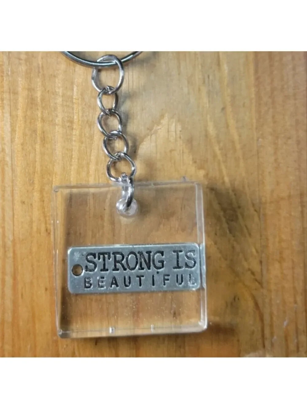 Strong is Beautiful Keychain